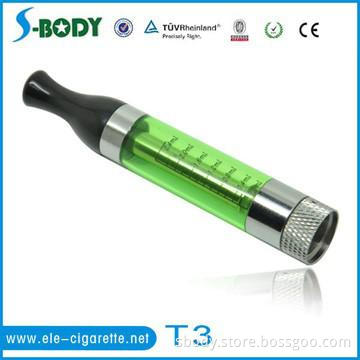 Electronic cigarette vaporizer wholesale t3 clearomizer e cig atomizer